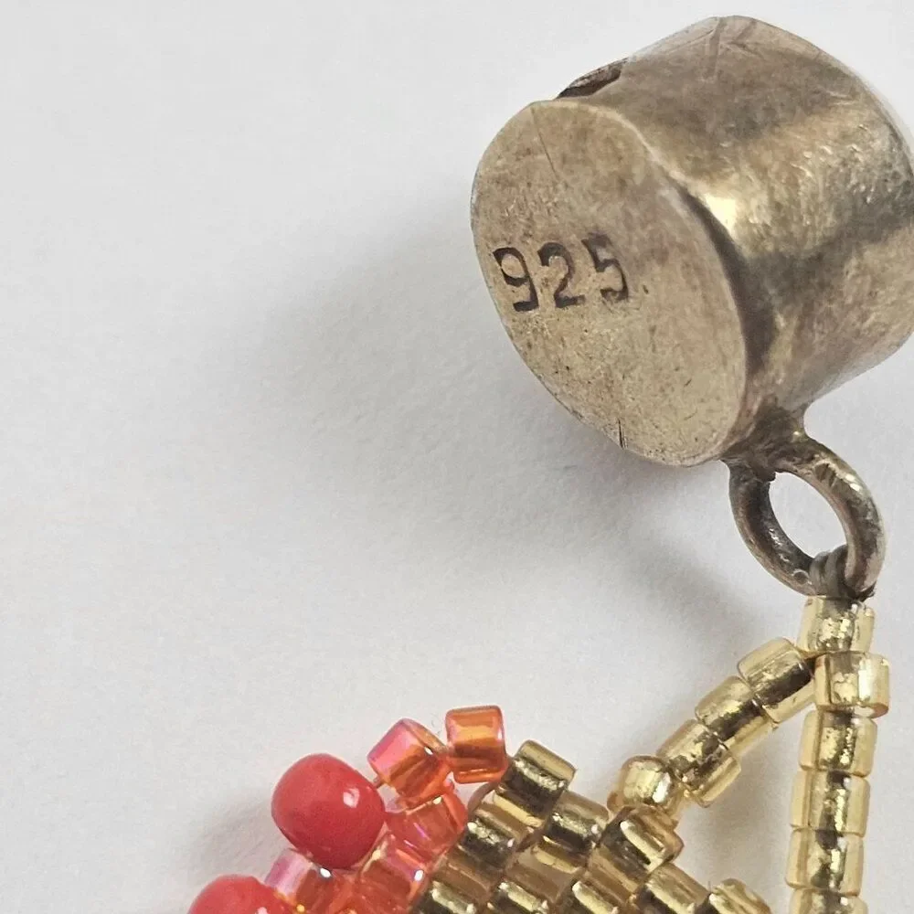 Hand Crafted gold red
